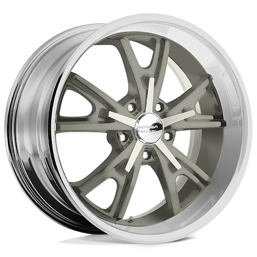 American Racing Daytona VN801 Mag Gray W/ Machined Lip