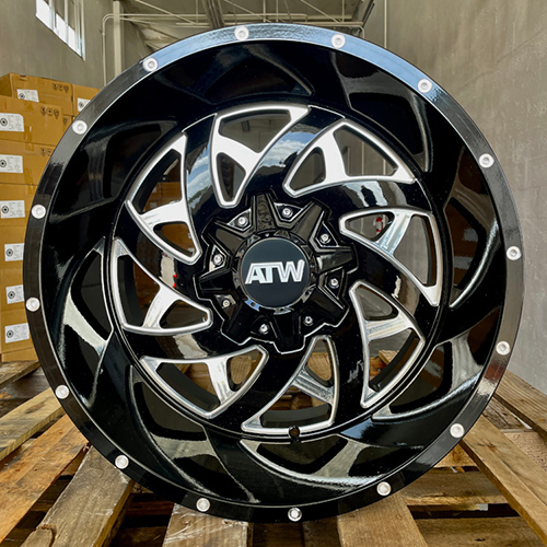 ATW Offroad 005 Gloss Black W/ Milled Spokes