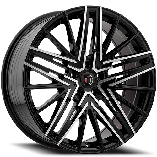 Defy Road Wheels D04 Gloss Black Machined