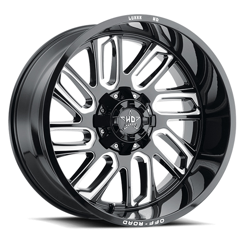 Luxxx HD Offroad LHD-18 Gloss Black Milled