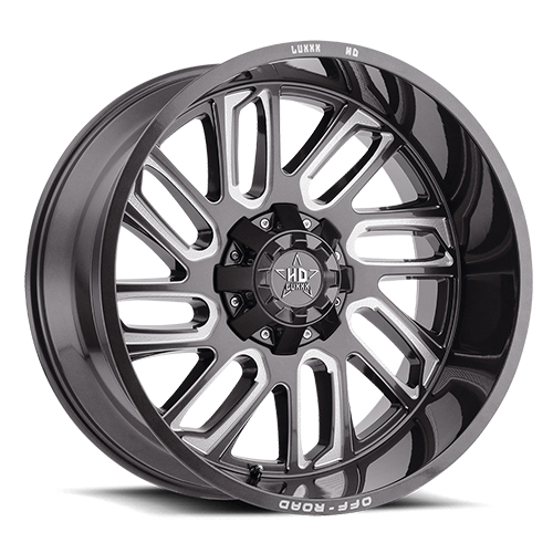 Luxxx HD Offroad LHD-18 Lava Gray Milled