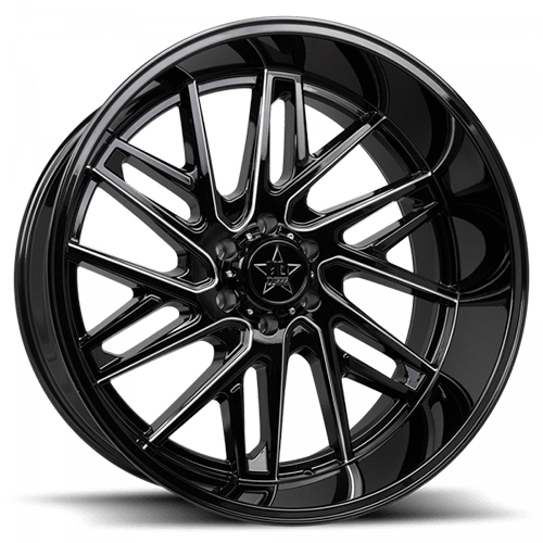 Luxxx HD Offroad LHD-29 Gloss Black Milled