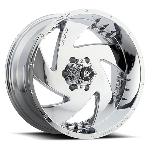 Luxxx HD Offroad LHD-6 Chrome With Chrome Spike Rivets