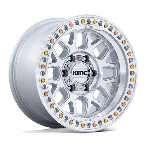 KMC KM549 GRS Gloss Silver With Machined Face