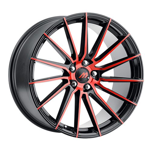 Mach Euro Concave ME.19 Gloss Black With Red Machined Face