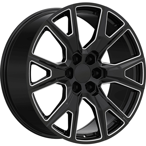 Replica Wheels REP368 Black Milled