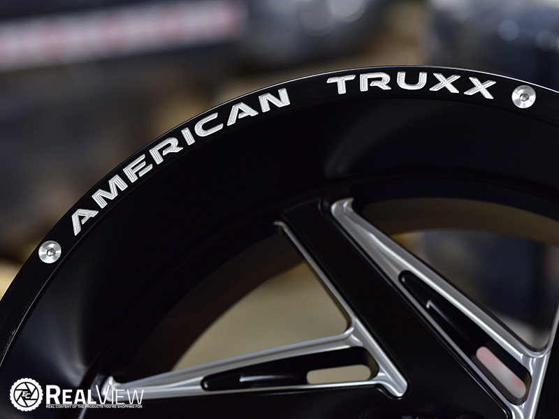 American Truxx At 1906 22x12 44 Black Milled Wheels Rims 