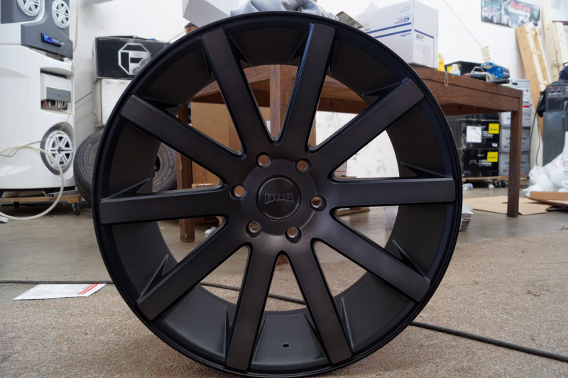 Dub Shot Calla S121 22x9.5 6 Lug Black Dark Tint Machined Wheels Rims .JPG