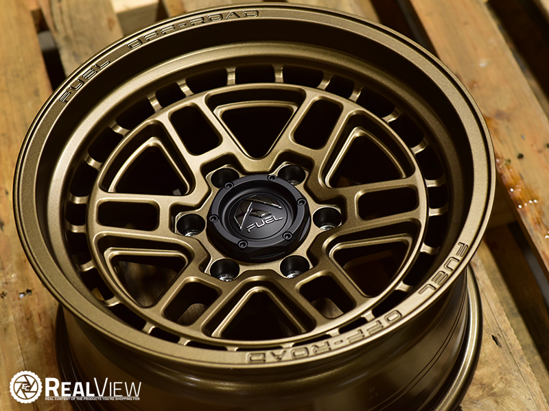 Realview Of Fuel Offroad Nitro D669 6 Lug Matte Bronze 17x9 12