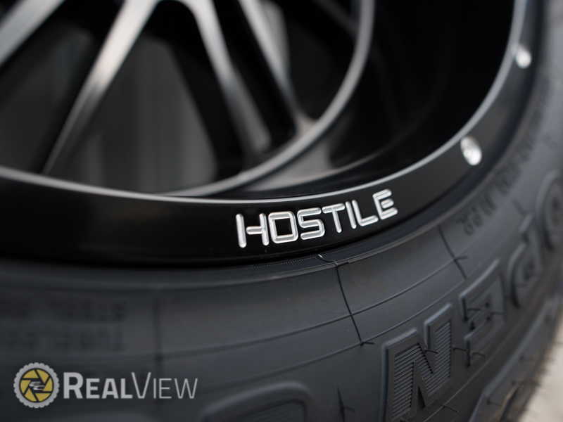 Hostile Stryker H110 Asphalt 22x12 22 By 12 Inch Wide Wheel Toyo Open Country Rt 37x13 5r22 Tire 