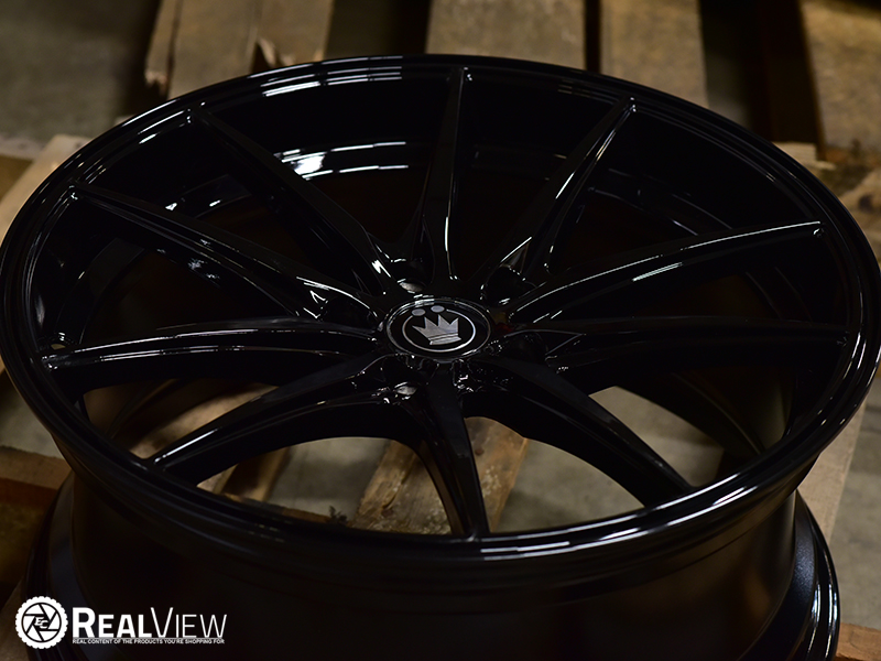 Konig Oversteer 18x8 45 Gloss Black Wheels Rims 