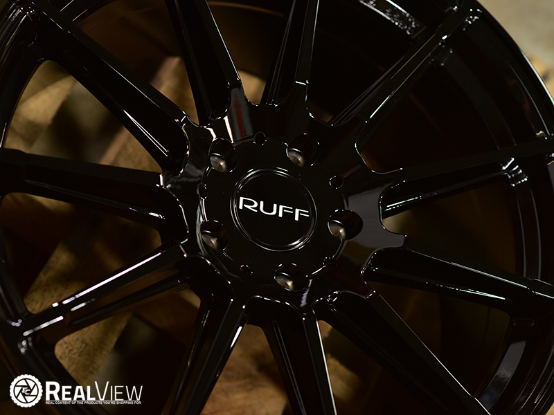 Ruff Rs2 18x8 5 43 Gloss Black Wheels Rims 