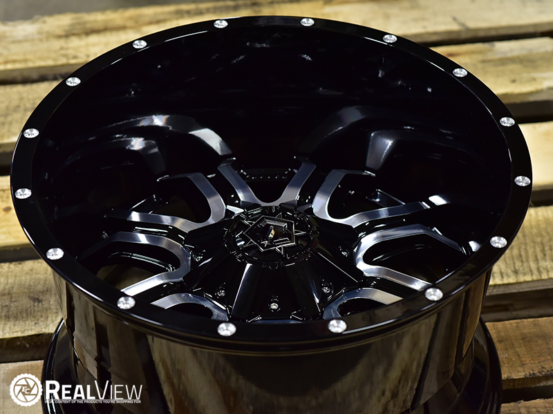 Tis 535mb 20x12 44gloss Black Machined Wheels Rims 