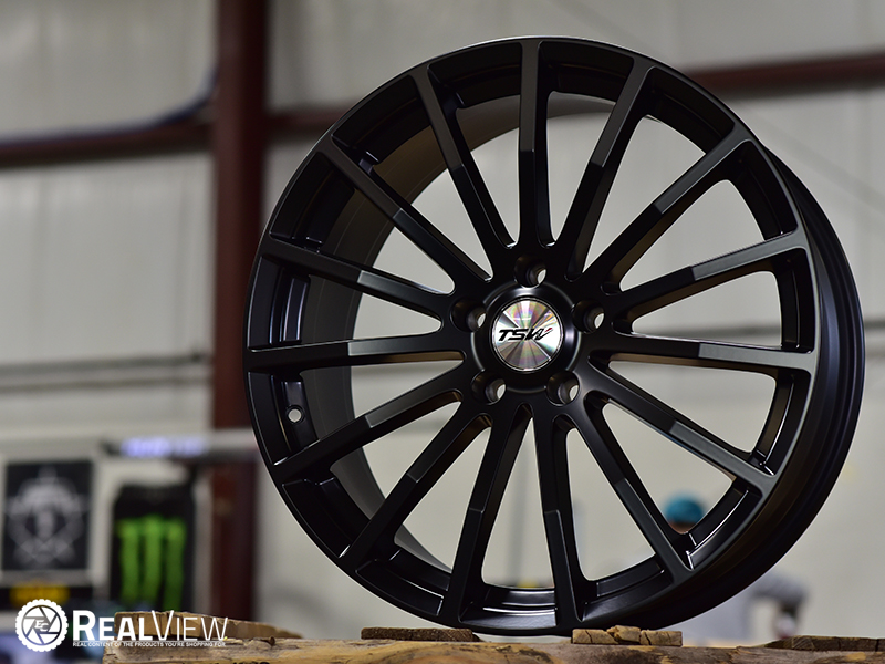 Tsw Mallory 19x8 40 Matte Black Wheels Rims 