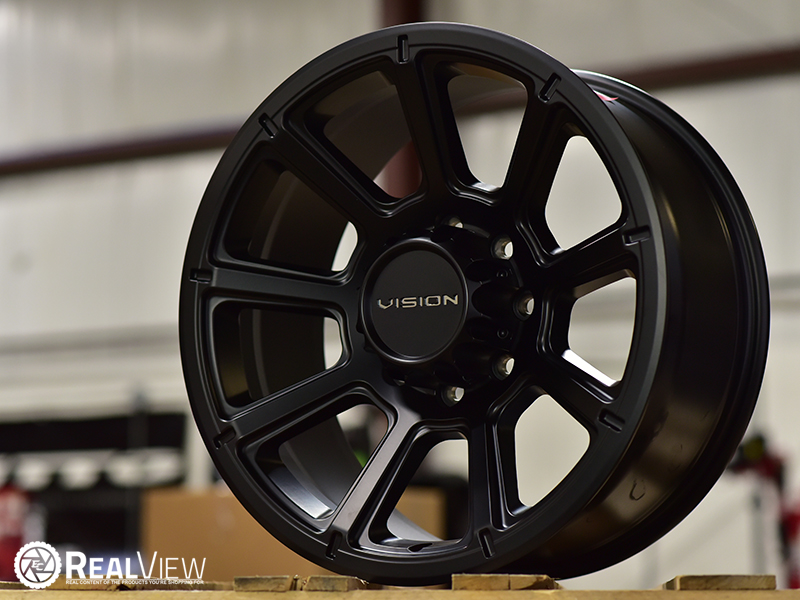 Vision 353 Turbine Matte Black 20x9 12 Wheels Rims 