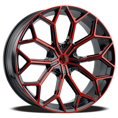 2Crave No.42 Gloss Black With Red Machined Accents Photo