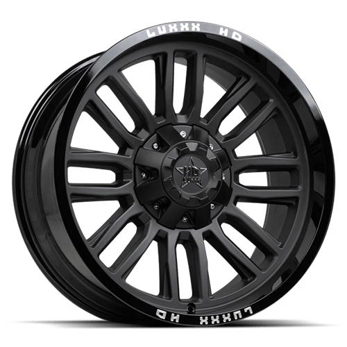 Luxxx HD Offroad LHD-26 Matte Black With Gloss Black Lip Photo