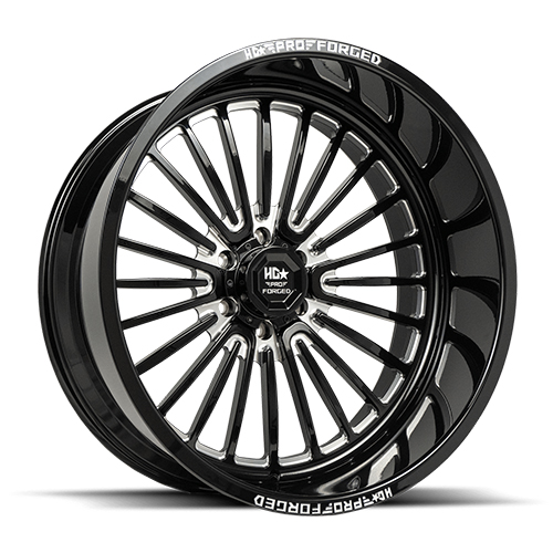 HD Pro Forged Warhog HDP06 Gloss Black Milled Photo