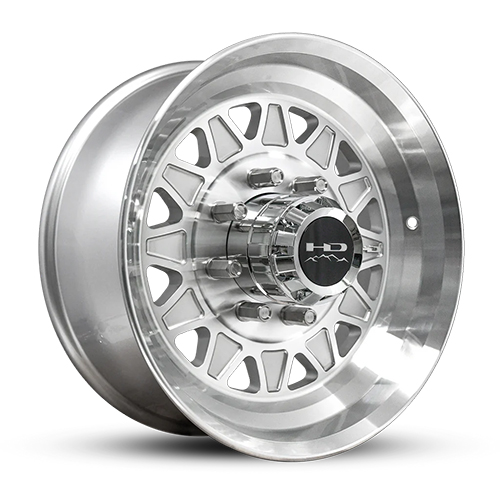 HD Trailer Wheels HDT Cast Trailer Gloss Silver With Machined Face Photo