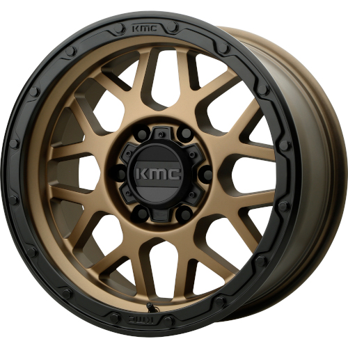 KMC KM535 Grenade Off-Road Matte Bronze Black Lip Photo