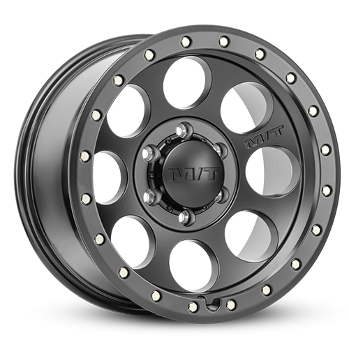 Mickey Thompson Classic Pro Satin Black With Zinc Bolts Photo