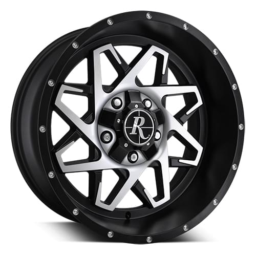 HD Offroad Caliber Satin Black Machined Photo