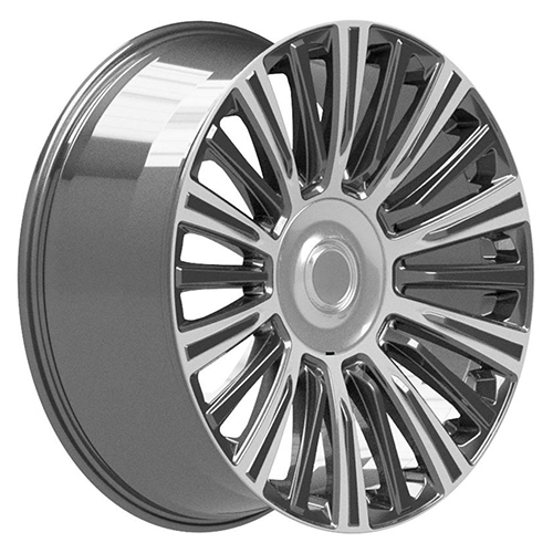 OE Wheels Cadillac Escalade CA92 Gunmetal W/ Polished Face Photo