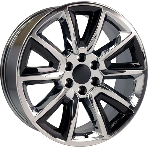 OE Wheels Chevrolet Tahoe CV73 Chrome W/ Black Photo