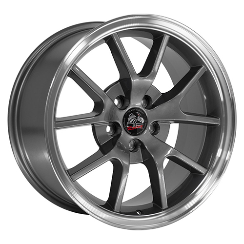 OE Wheels Ford Mustang FR500 FR05 Anthracite W/ Machined Lip Photo