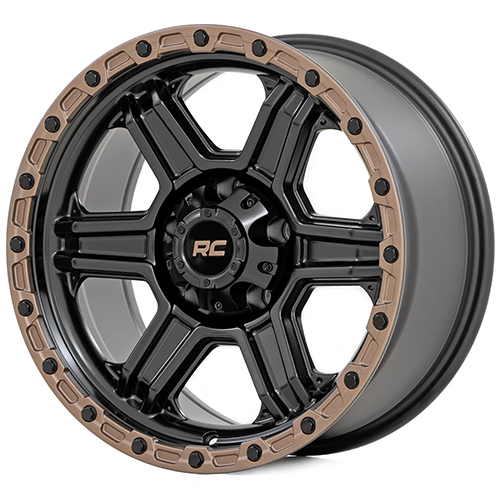 Rough Country 79 Series Semi Gloss Black With Bronze Ring Photo