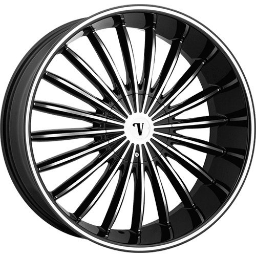 Velocity Wheel VW11 Black Machined Photo